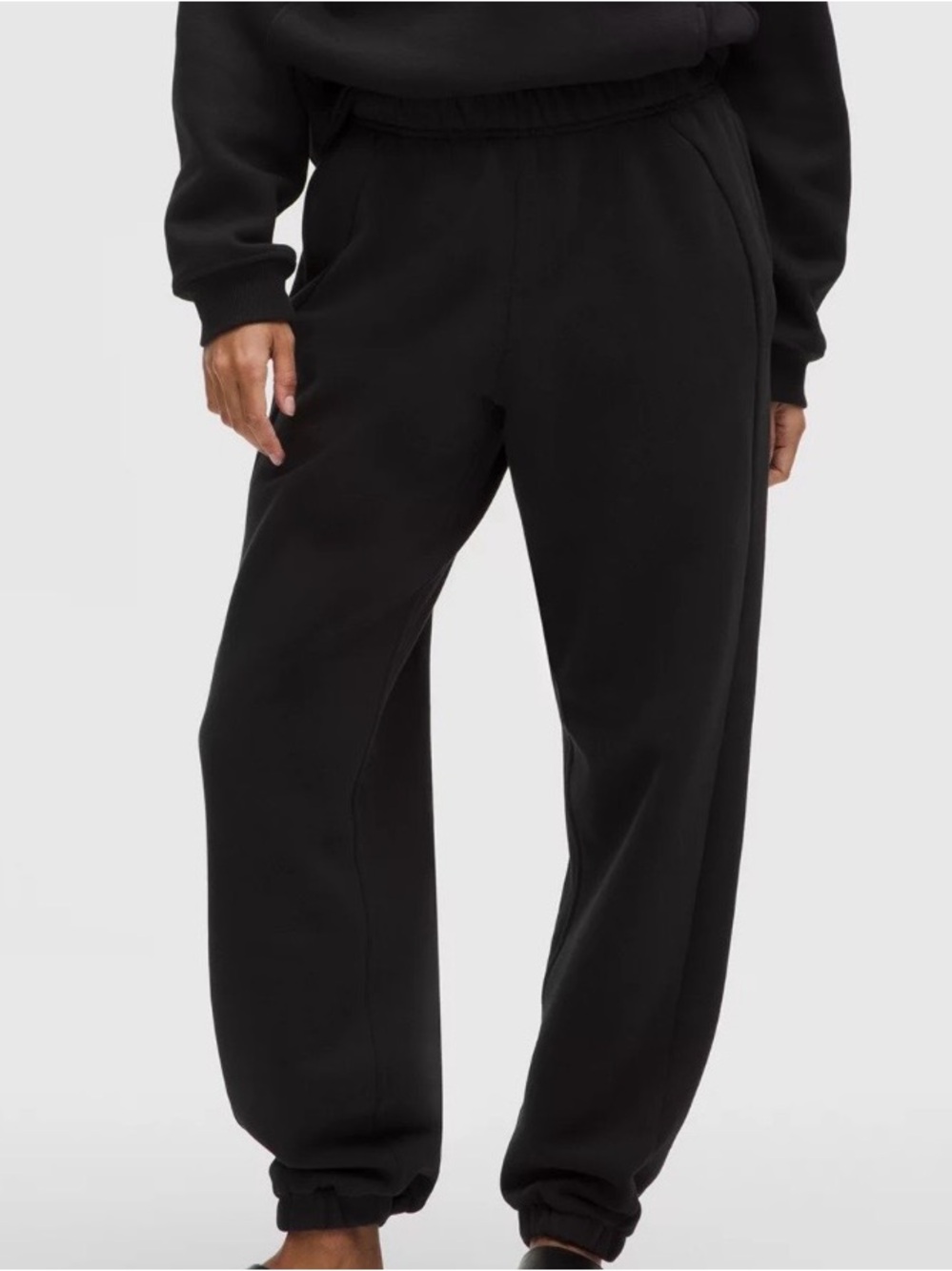 lululemon athletica Black Track Joggers